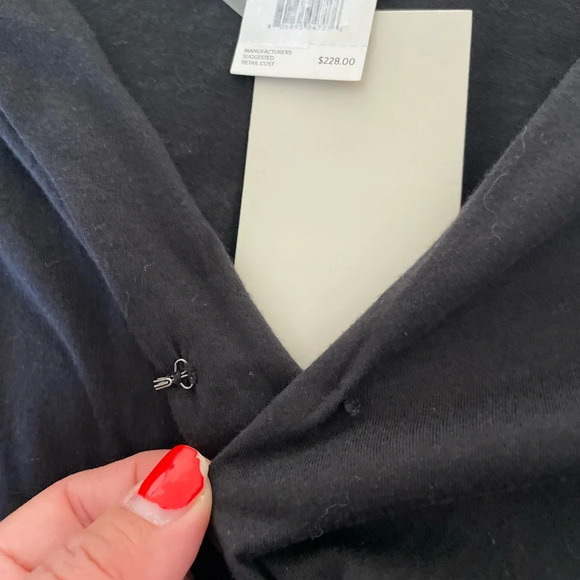 Joie Corelle mini dress in caviar - Picture 9 of 14